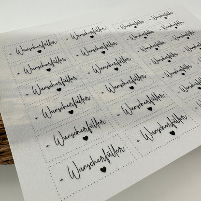 "Wunscherfüller" A5 Bogen