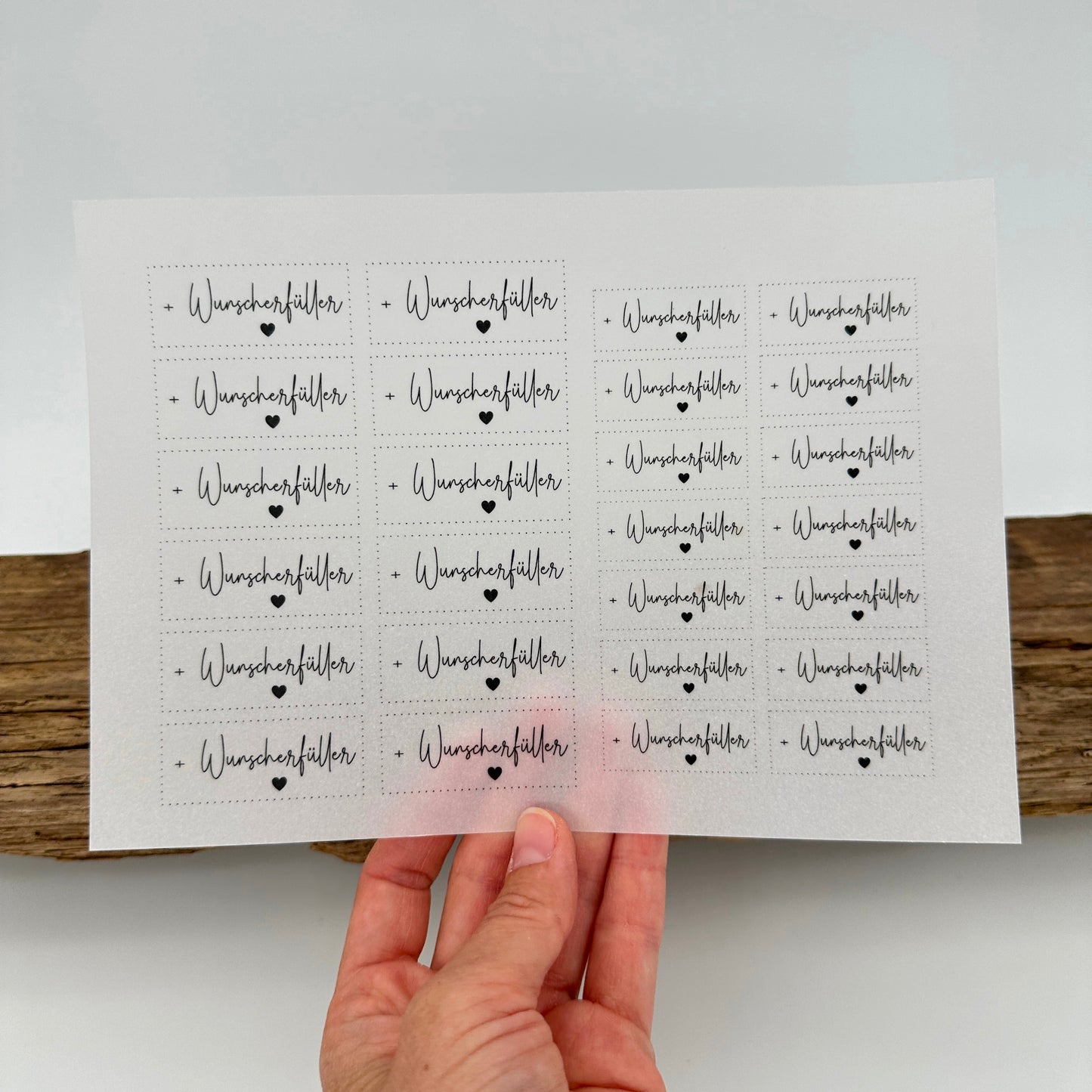 "Wunscherfüller" A5 Bogen