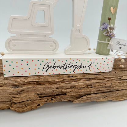 Geburtstagskind schwarz A5 Bogen