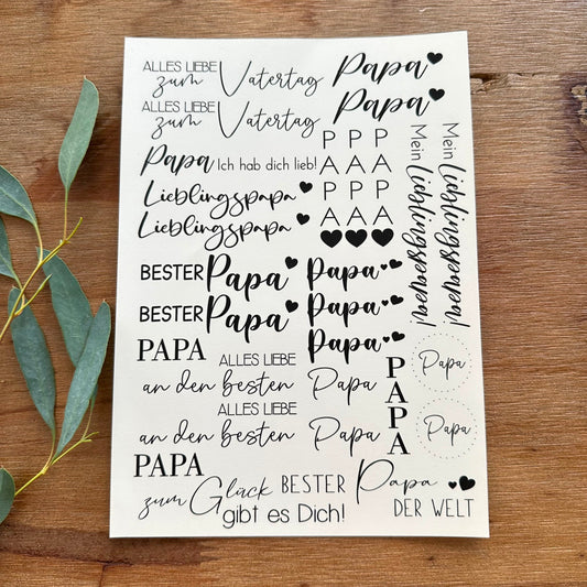 "Papa" A5 Bogen