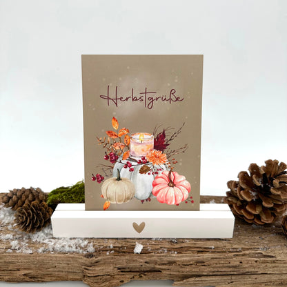 Herbstgrüße - Kürbisse