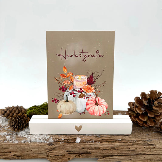 Herbstgrüße - Kürbisse
