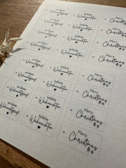 "ein kleiner Weihnachtsgruß" A5 Bogen