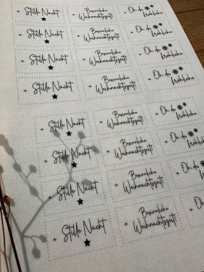 "Stille Nacht" A5 Bogen