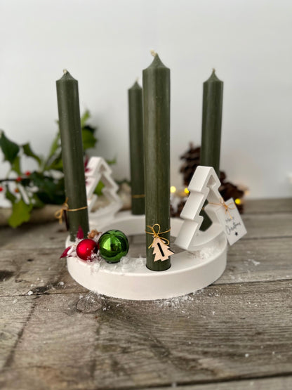Adventskranz Stabkerzenhalter 18cm Durchmesser