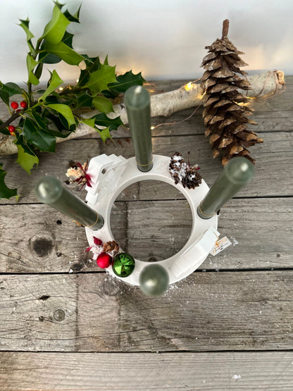 Adventskranz Stabkerzenhalter 18cm Durchmesser