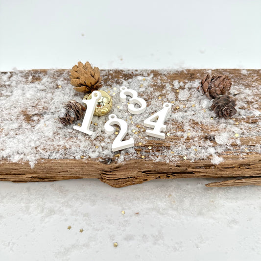 Anhänger Advent Zahlen