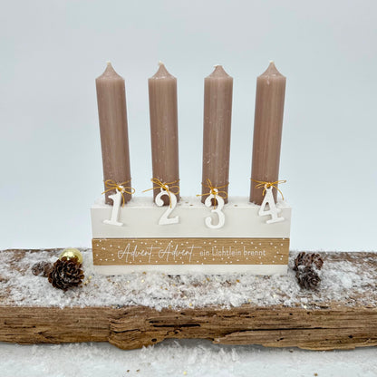 Anhänger Advent Zahlen