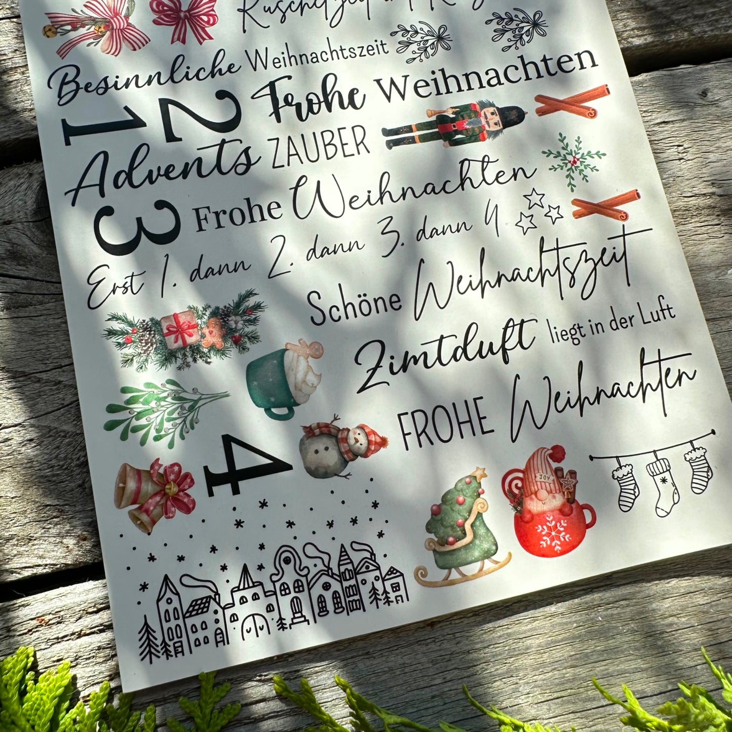 "Advent“ A5 Bogen