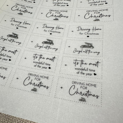 "Driving Home for Christmas“ Bogen schwarz