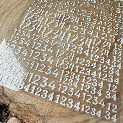 Zahlen für Advent 1-4 A5 Bogen