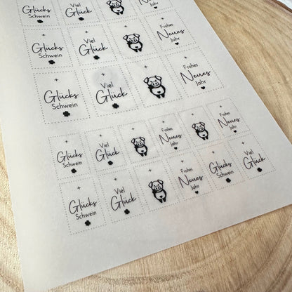 "Glücksschwein“ Bogen