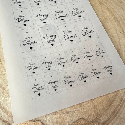 "Guten Rutsch" A5 Bogen hoch