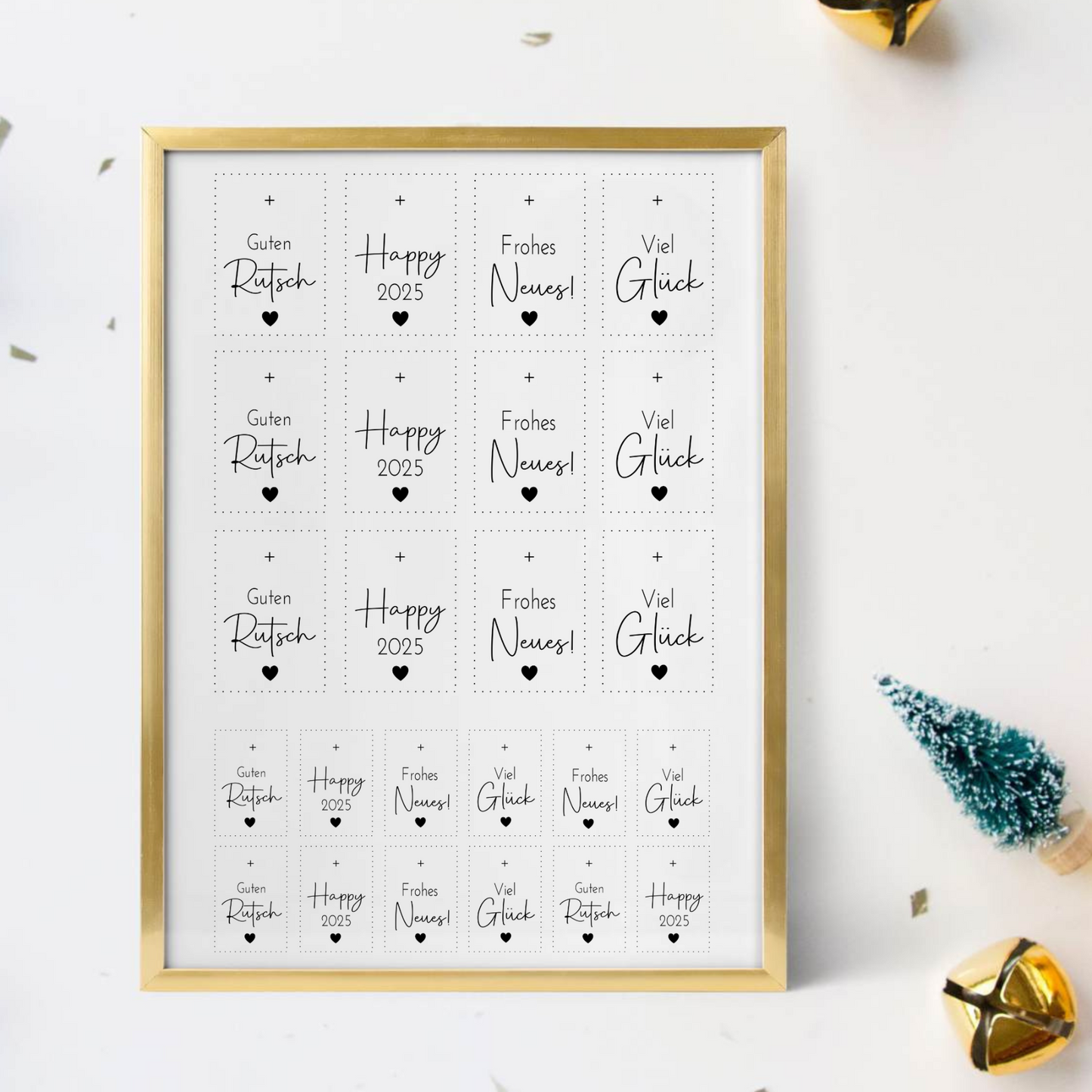 "Guten Rutsch" A5 Bogen hoch