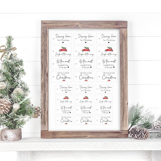 "Driving Home for Christmas“ Bogen bunt