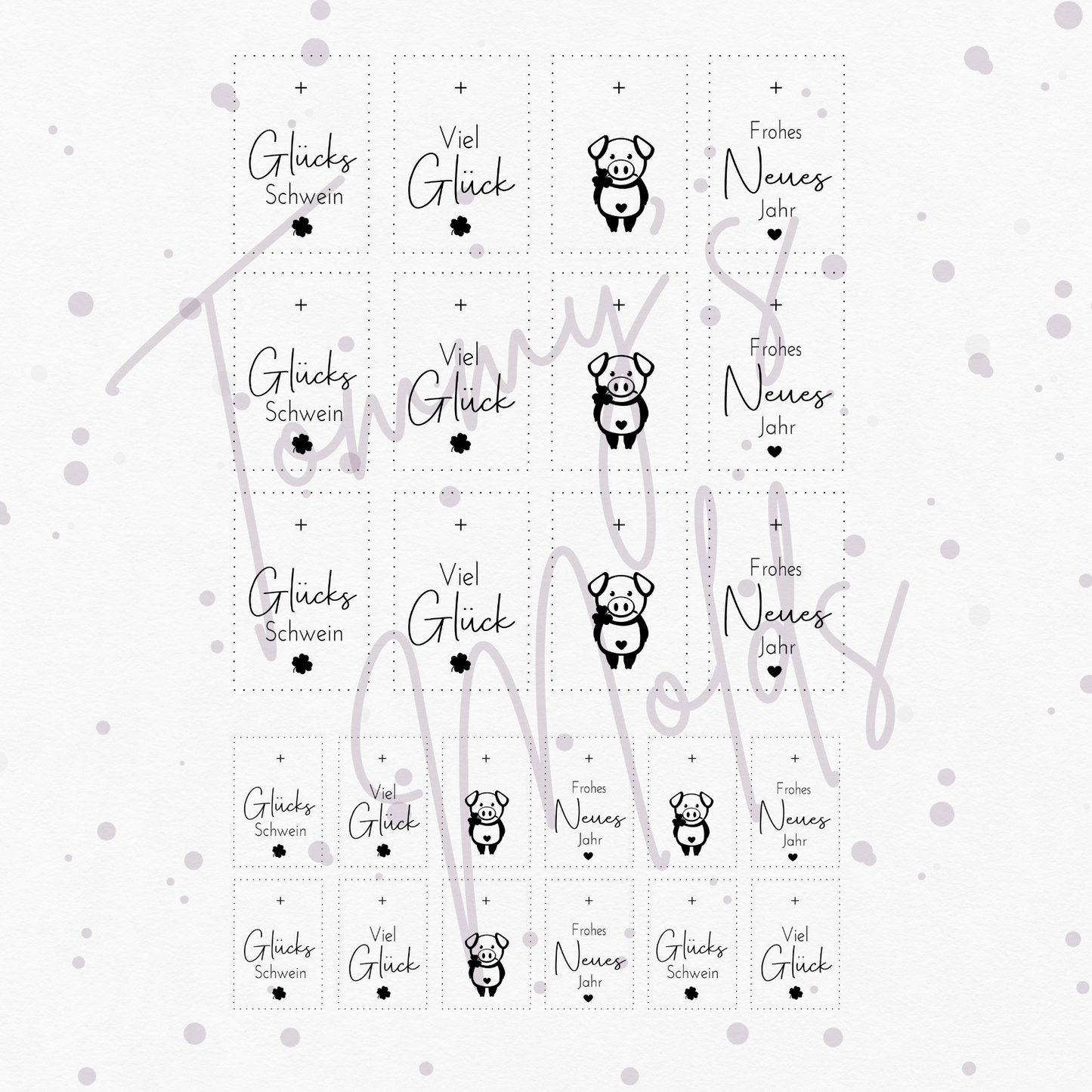 "Glücksschwein“ Bogen