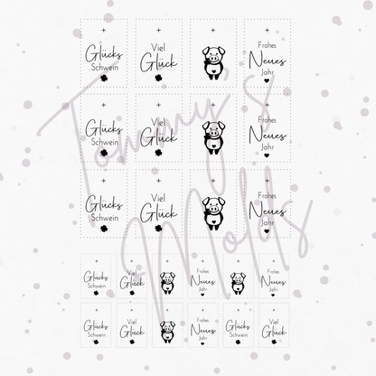 "Glücksschwein“ Bogen