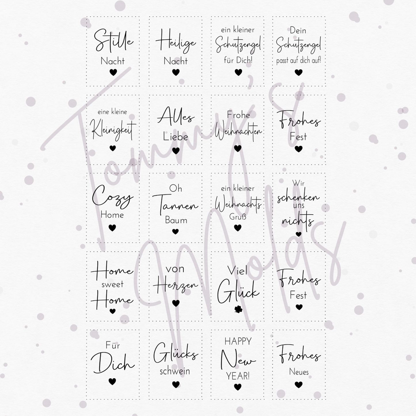 Mix A5 Bogen für Klammerhalter