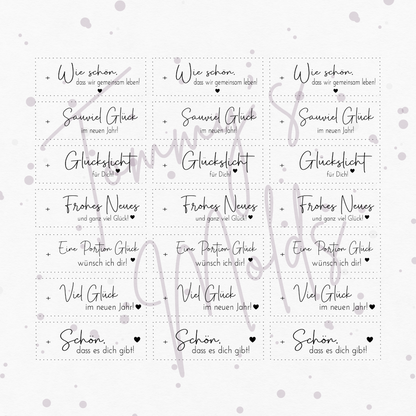 "Neujahrsgrüße" A5 Bogen