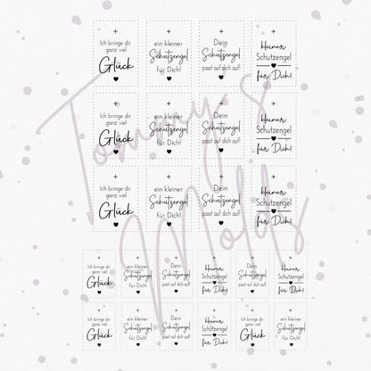 "Ich bring dir ganz viel Glück" A5 Bogen