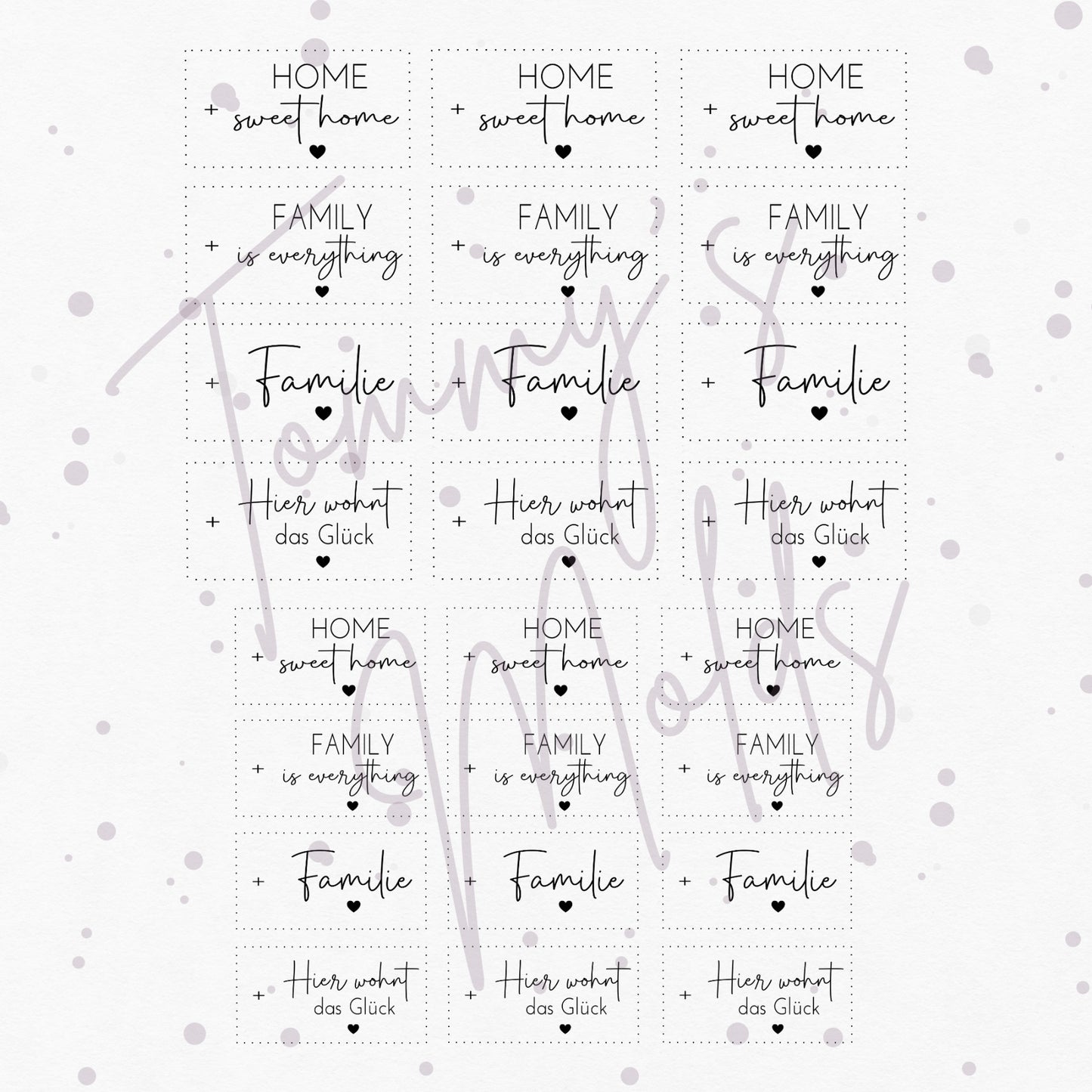 "Home sweet Home“ Bogen