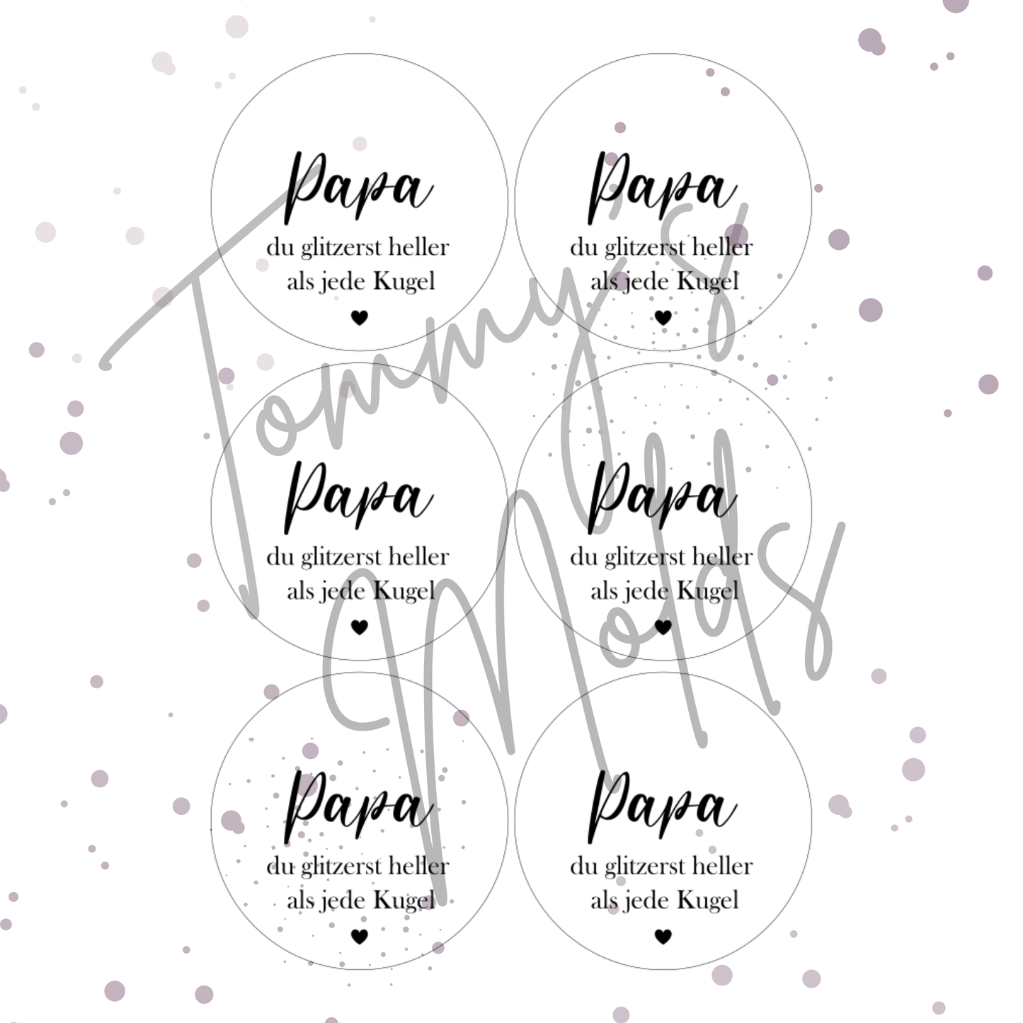 Vorlage Druckdatei für Kugel