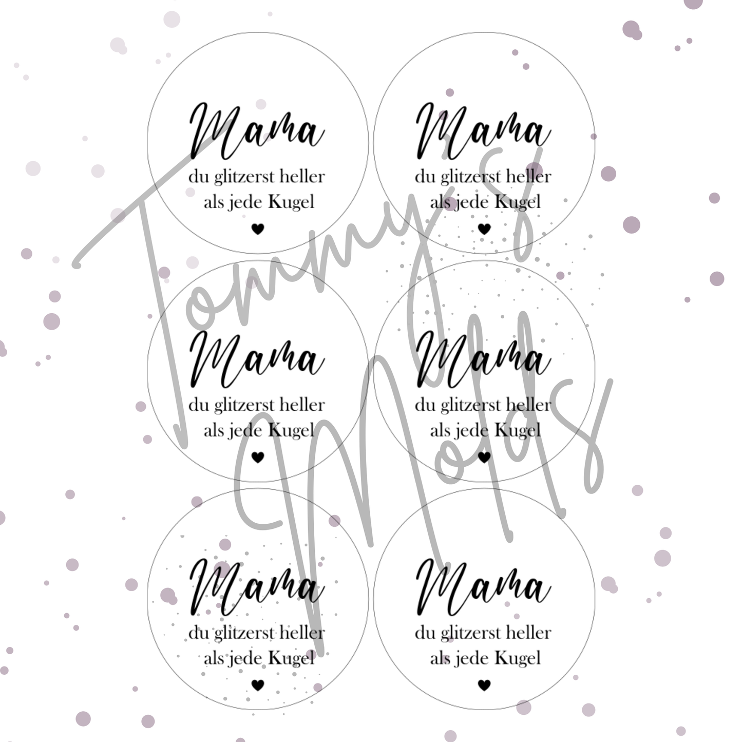 Vorlage Druckdatei für Kugel