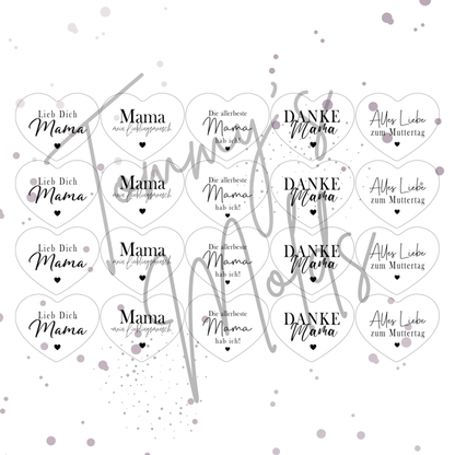 "Mama" Edition 3 | A4 Bogen für Herz