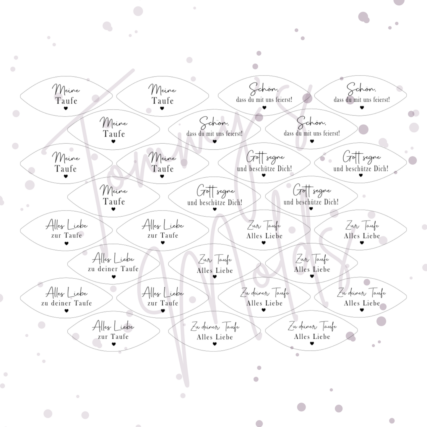 "Meine Kommunion" A4 Bogen für Fisch