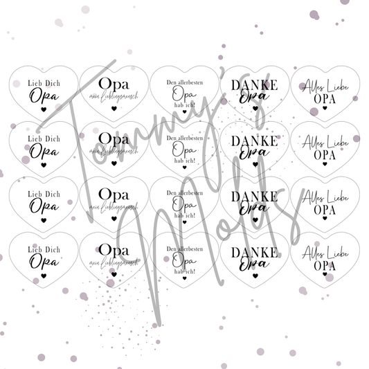 "Opa" Edition 3 | A4 Bogen für Herz