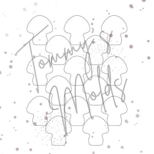 Einleger für Glückspilz Ballonlichthalter "blanko"