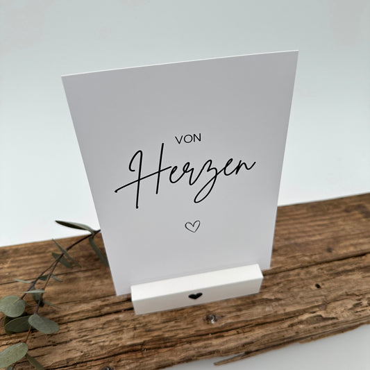von Herzen weiß