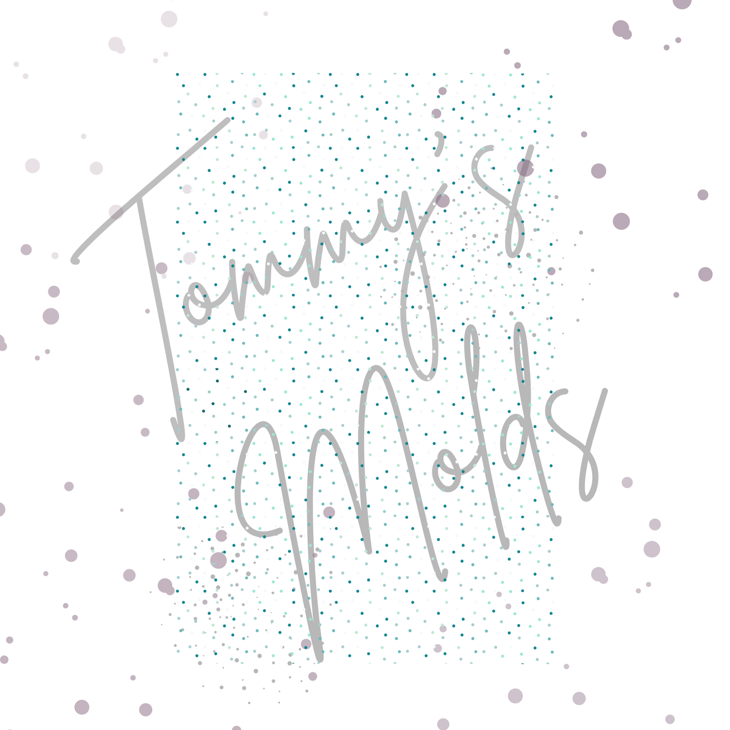 Punkte blau A5 Bogen