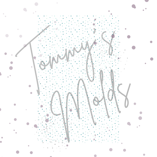 Punkte blau A5 Bogen