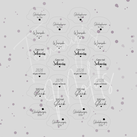 Einleger für Schweinchen Ballonlichthalter Version 2