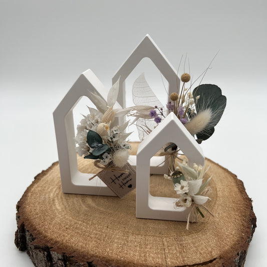Haus Silhouette Häuser Set groß mittel klein