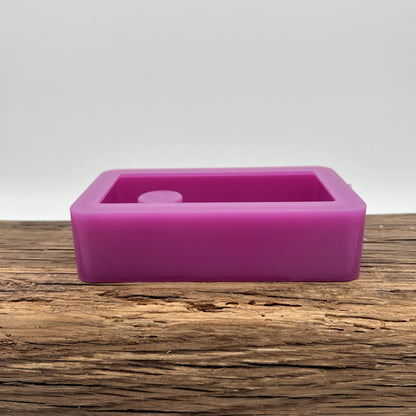 Platte mit Öffnung für Reagenzglas und Klammerhalter