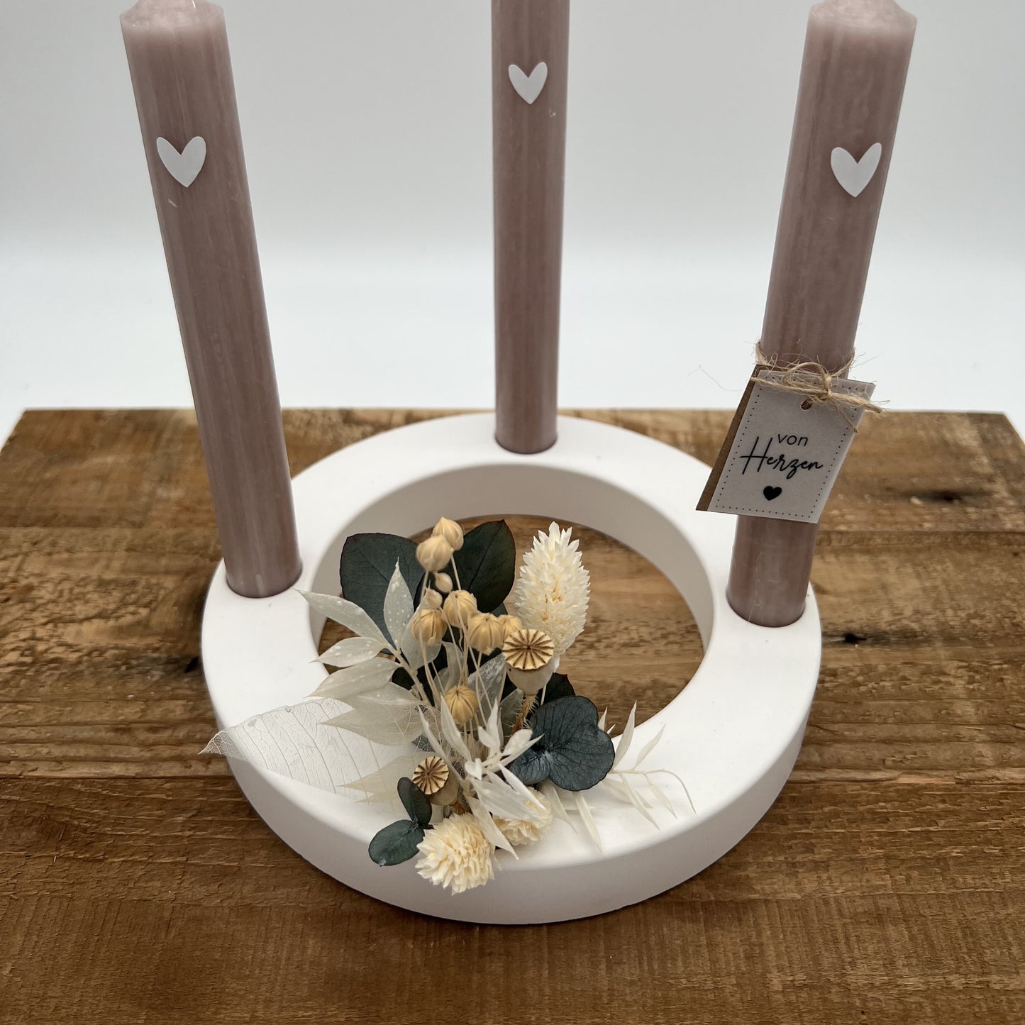 Adventskranz Stabkerzenhalter 18cm Durchmesser