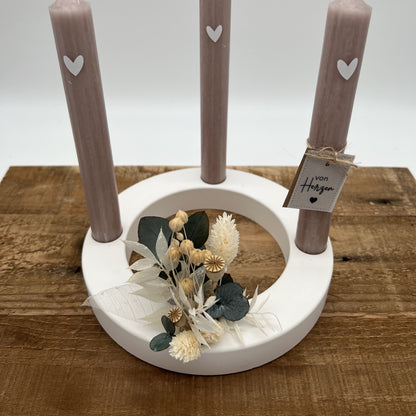 Adventskranz Stabkerzenhalter 18cm Durchmesser