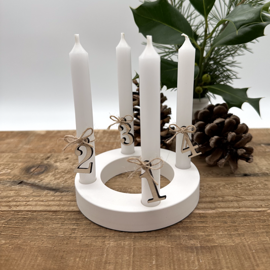 Mini Adventskranz 10cm Durchmesser für Baumkerzen