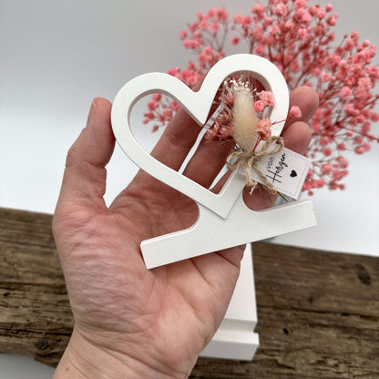 Einschieber Herz Silhouette kurz