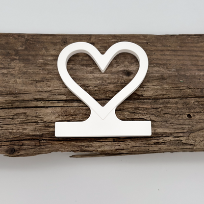 Einschieber Herz Silhouette kurz