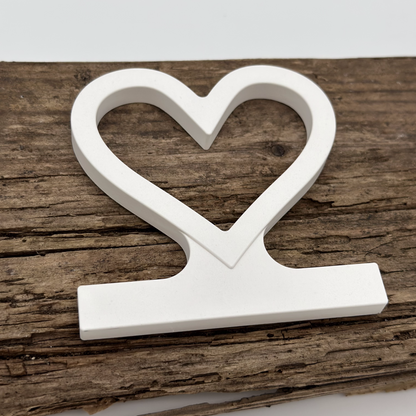 Einschieber Herz Silhouette kurz