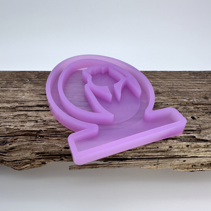 Einschieber Tulpe im Ei Silhouette kurz