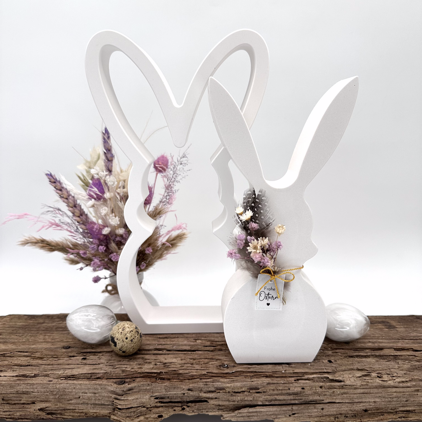 Hase Silhouette stehend 2-1