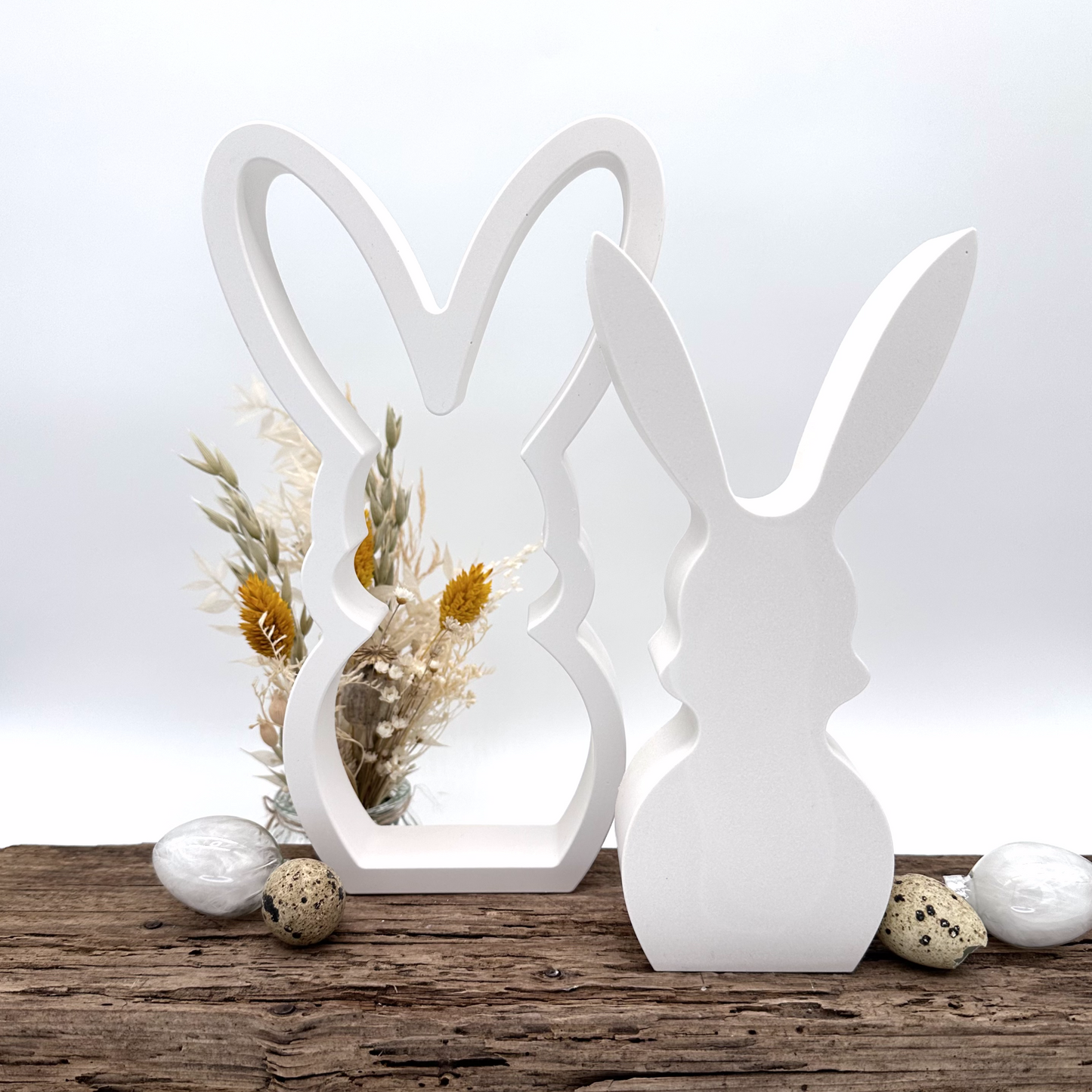 Hase Silhouette stehend 2-1