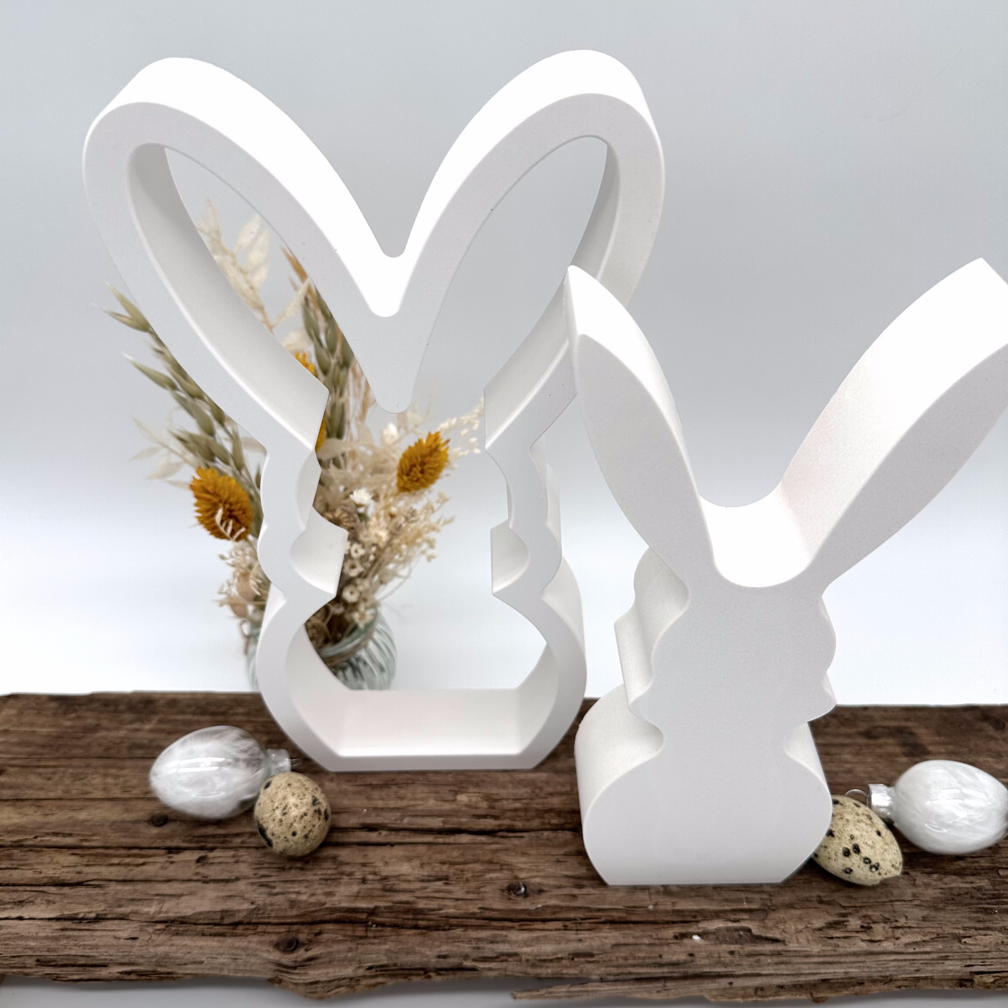 Hase Silhouette stehend 2-1