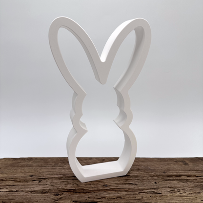 Hase Silhouette stehend 2-1