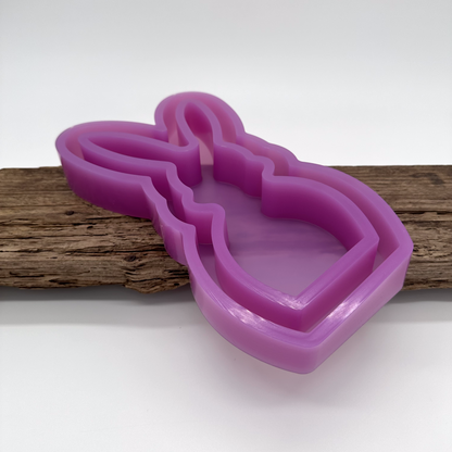 Hase Silhouette stehend 2-1