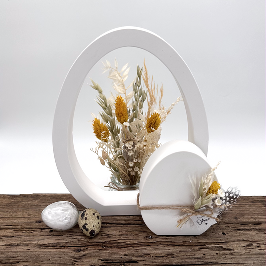 Ei Eier Silhouette groß 3 in 1
